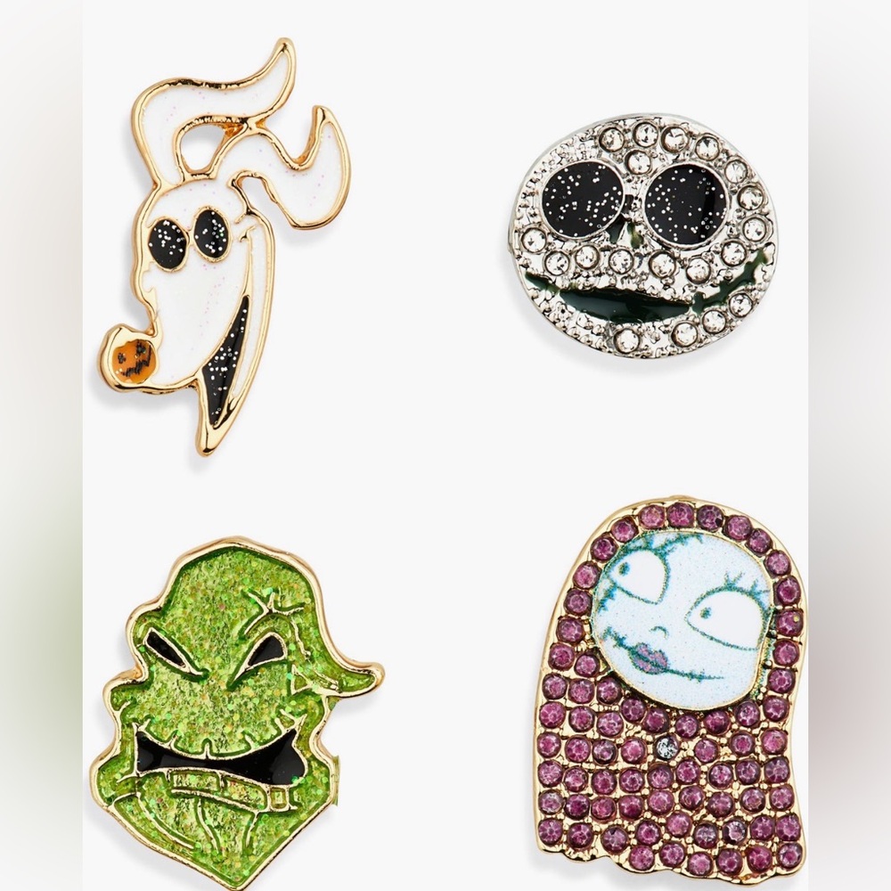 BaubleBar Disney Nightmare Before Christmas 4-set NWT